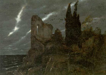 Ruins by the Sea. Oil, 1880