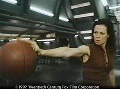Ripley playing basketball...