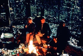 Night party in the Maryland's woods...