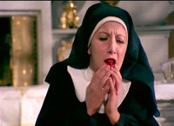 Blood-vomiting nun...