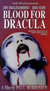 Blood For Dracula Poster 1