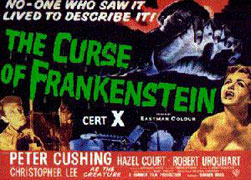 The Curse Of Frankenstein Poster 3