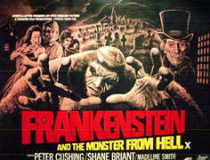 Frankenstein And The Monster From Hell Poster 1