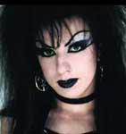 готический make-up (Scary Lady Sarah - одна из самых известных американских gothic DJ