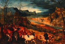 Возращение стада (Вена, Историко-художественный музей, 1565)