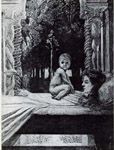 Dead Mother.
Etching, 1890.